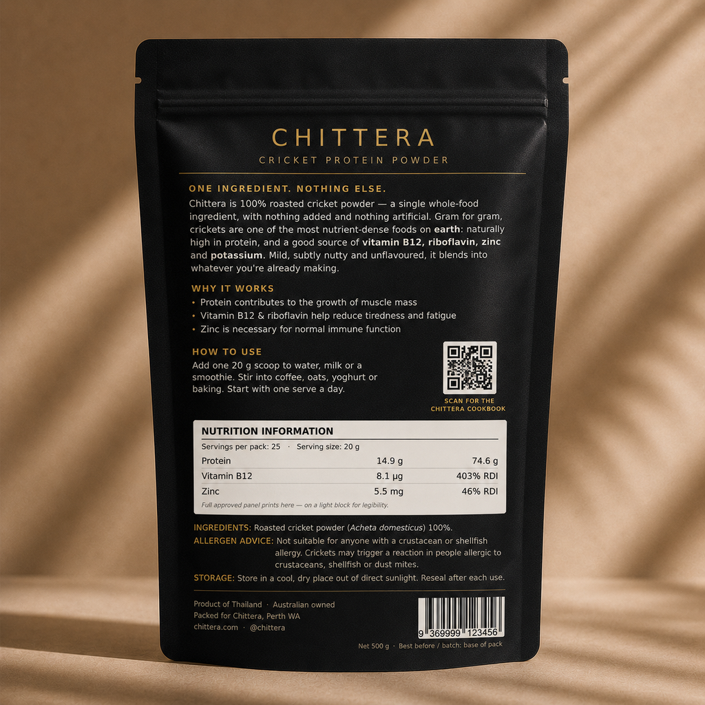 Chittera Cricket Protein Powder